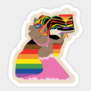 Pride Aztec cocktail Sticker